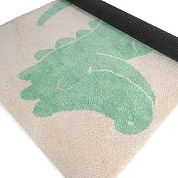 Barneteppe - Soft Crocodile (krem/grønn)