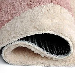 Barneteppe - Soft Dino (krem/rosa)