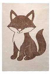Barneteppe - Soft Fox (krem/brun)