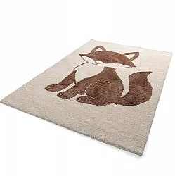Barneteppe - Soft Fox (krem/brun)