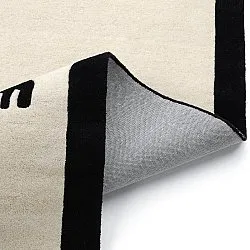 Barneteppe - Zebra Hand Tufted Wool Premium (beige/svart)