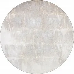 Rundt teppe - Rouen (beige)