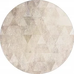 Rundt teppe - Porto (beige)