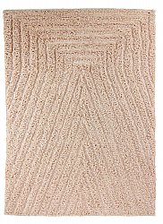 Shaggy rugs - Indra Natural Cotton Shaggy (beige)