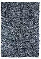 Shaggy rugs - Kendra Natural Cotton Shaggy (grey/black)