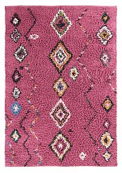 Shaggy rugs - Nyle Natural Cotton Shaggy (pink/multi)