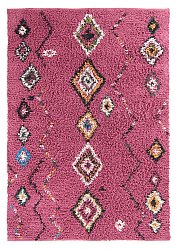 Alfombras de pelo largo - Nyle Natural Cotton Shaggy (rosa/multicolor)