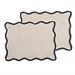 Bordbrikke 2-pakning - Yrsa (lys beige)