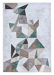 Wilton-teppe - Feres (grå/beige/multi)