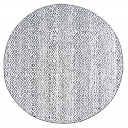 Round rug - Harstad (grey)