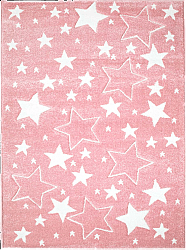 Barneteppe - Bueno Stars (rosa)