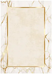 Wilton-teppe - Cerasia (beige/hvit/gull)