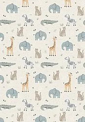 Barneteppe - Safari Friends (multi)