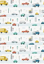 Barneteppe - Road Cars (multi)