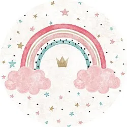 Runde tepper - Rainbow (multi)