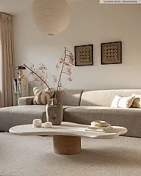 Runde tepper - Coastal (cream)