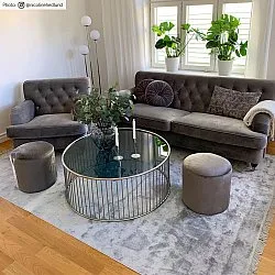 Wilton-teppe - Art Silk (grå)