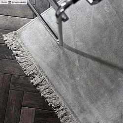 Wilton-teppe - Art Silk (lysegrå/beige)