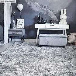 Runde tepper - Cosy (sølv)