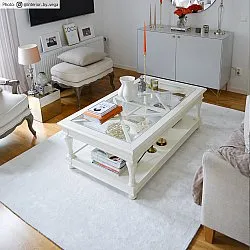 Viskoseteppe - Jodhpur Special Luxury Edition (offwhite)
