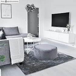 Viskoseteppe - Jodhpur Special Luxury Edition (grå)