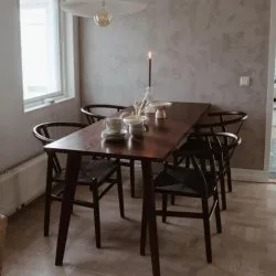 Spisebord - Nordisk - 180 x 70 cm (valnøtt)
