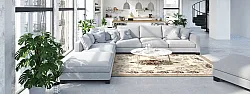 Wilton-teppe - Delpha (beige/multi)