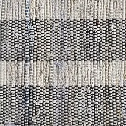 Denimteppe - Ally (svart/off white)