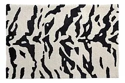 Dørmatte - Zebra Tufted Wool Premium (hvit/svart)