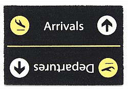 Door mat - Airport (black)