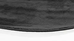 Rundt teppe - Recycled PET with viscose look (svart)