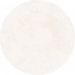 Rundt teppe - Kuba (beige)