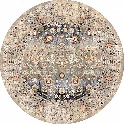 Rundt teppe - Bouhjar (beige/multi)