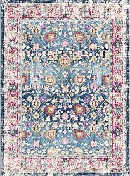 Wilton-teppe - Bouhjar (blå/rosa/multi)