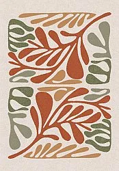Wilton-teppe - Fern (beige/multi)