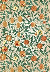 Wilton-teppe - Cosette (oransje/multi)