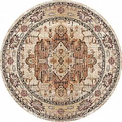 Rundt teppe - Siliana (beige)