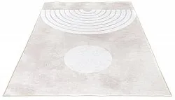 Wilton-teppe - Dole (beige/hvit)