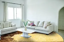 Rundt teppe - Agost (brun/beige)
