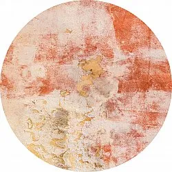 Rundt teppe - Periana (rosa/multi)