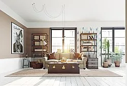 Wilton-teppe - Bornos (grå/beige)