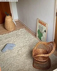Ullteppe - Aliste Wool Shaggy (alabaster gleam)