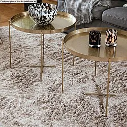 Runde tepper - Kanvas (beige)