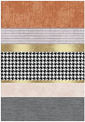 Wilton-teppe - Esme (oransje/multi)