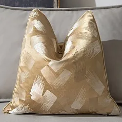 Putetrekk - European Luxury 45 x 45 cm (gull)