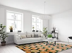 Wilton-teppe - Calvi (beige/grønn)