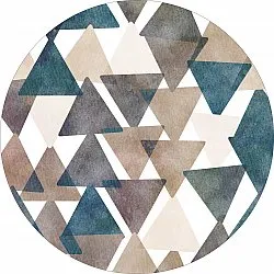 Rundt teppe - Branco (multi)