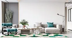 Wilton-teppe - Chia (grønn/beige)