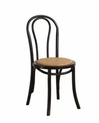 Stol - Bistro (rotting/svart) - 2 stk