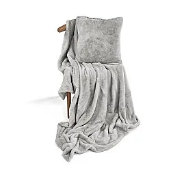 Pledd - Aranga Super Soft Throw (grå)